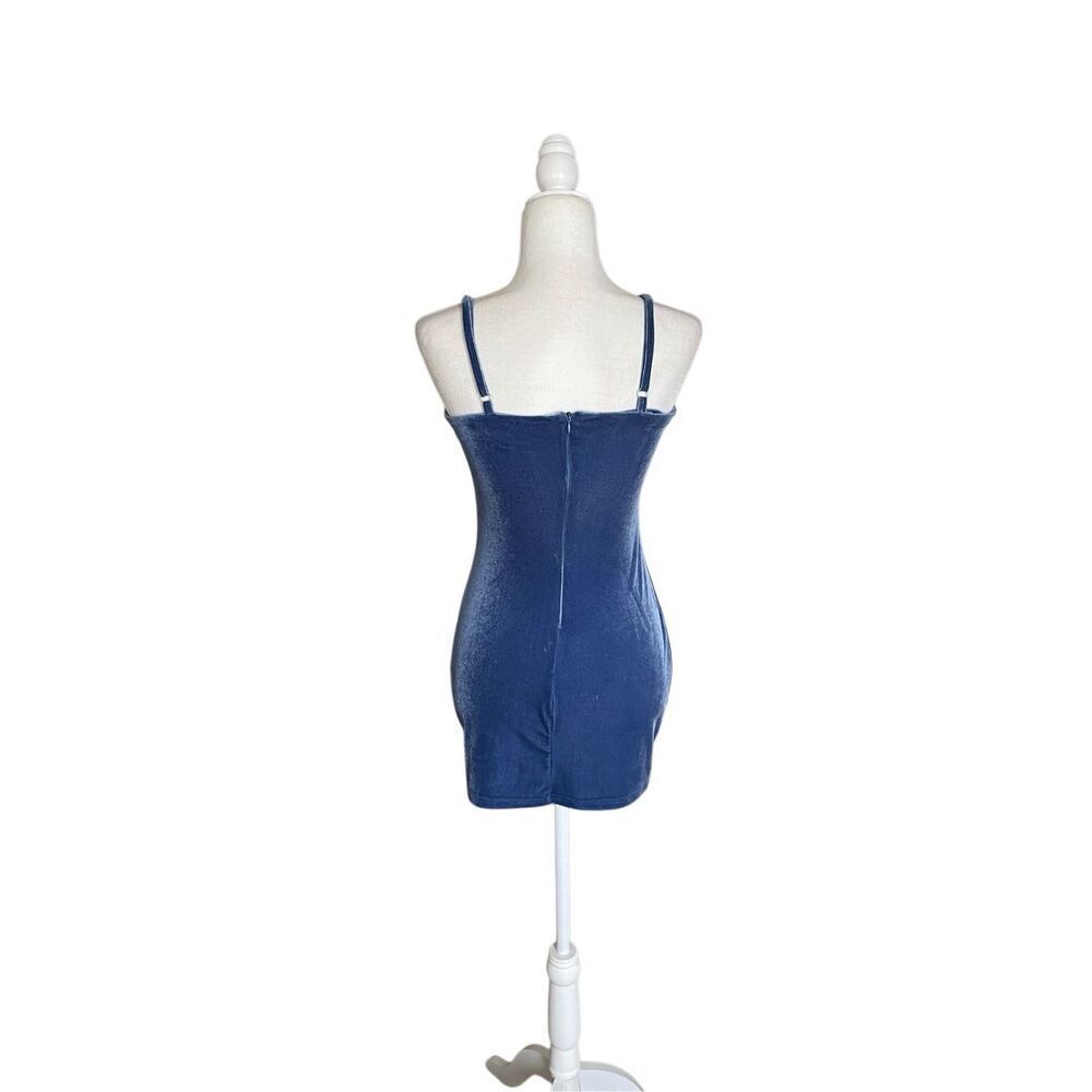 dELiA*s Blue Velour Mini Dress‎ – Small – Made in China - Picture 3 of 9